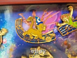 Rare Disney Philharmagic Lion King Simba Petite Sirène Cadre Japon Pin Set