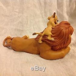 Rare Disney Wdcc Le Roi Lion Forever Pals Figurine-mib Avec Coa