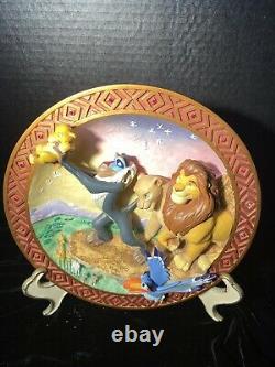 Rare! Disney’s Store Limited Edition The Lion King 3d Collector Plate 3959/5000