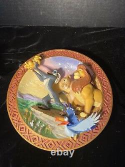 Rare! Disney’s Store Limited Edition The Lion King 3d Collector Plate 3959/5000