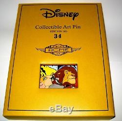 Rare Le 100 Épinglette Disney Géantele Roi Lion Mufasa Simba Nala Scar