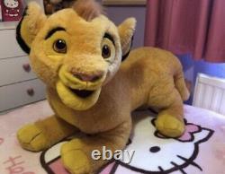 Rare Peluche Disney Le Roi Lion Jumbo Jemini Simba Jouet Doux (lire La Description)