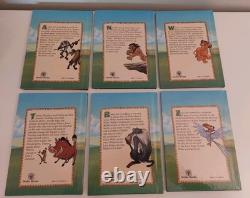 Rare Vintage 1994 Grolier Disney Le Roi Lion Six Nouvelles Aventures Coffret de Livres