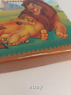 Rare Vintage 1994 Grolier Disney Le Roi Lion Six Nouvelles Aventures Coffret de Livres