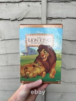 Rare ensemble de 6 nouveaux livres d’aventures Disney Le Roi Lion Groiler vintage rare de 1994