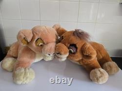 Rare peluche douce parlante Nala et Kovu du Roi Lion 2 par Thinkway