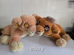 Rare peluche douce parlante Nala et Kovu du Roi Lion 2 par Thinkway