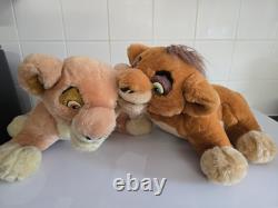 Rare peluche douce parlante Nala et Kovu du Roi Lion 2 par Thinkway