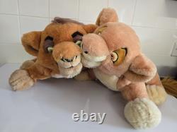 Rare peluche douce parlante Nala et Kovu du Roi Lion 2 par Thinkway