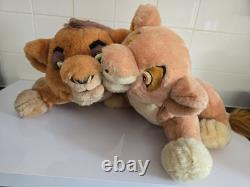 Rare peluche douce parlante Nala et Kovu du Roi Lion 2 par Thinkway