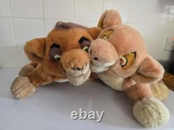Rare peluche douce parlante Nala et Kovu du Roi Lion 2 par Thinkway