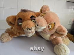 Rare peluche douce parlante Nala et Kovu du Roi Lion 2 par Thinkway