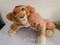 Rare peluche douce parlante Nala et Kovu du Roi Lion 2 par Thinkway