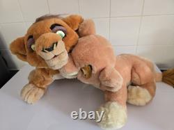 Rare peluche douce parlante Nala et Kovu du Roi Lion 2 par Thinkway