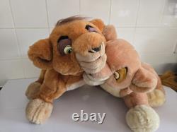 Rare peluche douce parlante Nala et Kovu du Roi Lion 2 par Thinkway