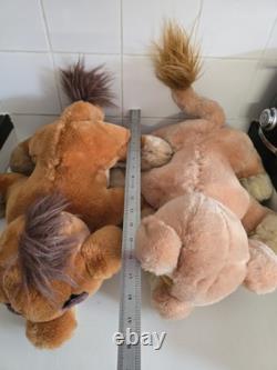 Rare peluche douce parlante Nala et Kovu du Roi Lion 2 par Thinkway