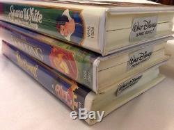 Rares Cassettes Walt Disney Vhs Films Blanche-neige Roi Lion Mulan Bambi Vente De Charité
