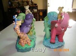 Rares figurines de serre-livres Disney Le Roi Lion Hakuna Matata Simba