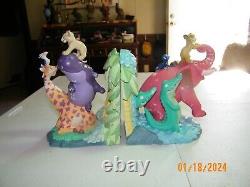 Rares figurines de serre-livres Disney Le Roi Lion Hakuna Matata Simba