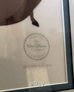 Roi Lion Disney Casting Original De Caractères Édition Limitée Coa Glacé Encadré