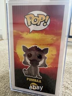 SETH ROGEN SIGNÉ Disney Le Roi Lion Pumba Funko POP Avec Boîtier Acrylique