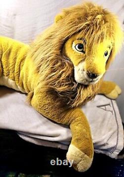 SIMBA ADULTE 60 PELUCHE Disney Le Roi Lion TLK Vintage 1994 Douglas Cuddle Rare