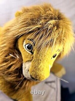 SIMBA ADULTE 60 PELUCHE Disney Le Roi Lion TLK Vintage 1994 Douglas Cuddle Rare