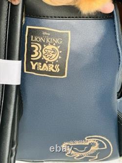 Sac Loungefly Disney Le Roi Lion 30e anniversaire Simba, Timon et Pumbaa GITD
