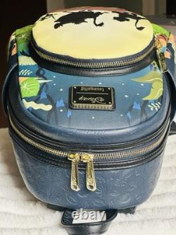 Sac Loungefly Disney Le Roi Lion 30e anniversaire Simba, Timon et Pumbaa GITD