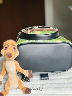 Sac Loungefly Disney Le Roi Lion 30e anniversaire Simba, Timon et Pumbaa GITD
