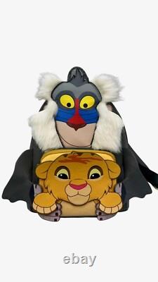 Sac à dos Loungefly Le Roi Lion Cercle de Vie Simba & Rafiki Neuf très rare