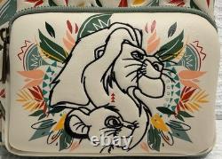 Sac à dos Loungefly Lion King Simba Mufasa des Parcs Disney RARE ÉPUISÉ