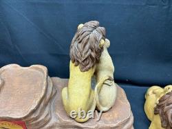 Sandra Brue LE ROI LION Sculptures Sandicast Disney Incomplet
