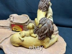 Sandra Brue LE ROI LION Sculptures Sandicast Disney Incomplet