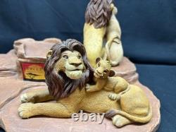 Sandra Brue LE ROI LION Sculptures Sandicast Disney Incomplet