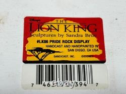 Sandra Brue LE ROI LION Sculptures Sandicast Disney Incomplet