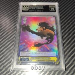 Scar Le Roi Lion carte holo Weiss Schwarz Disney classée GEM MINT 10 POP 1 Japon