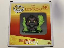 Scar With Flames (chase) 544 Le Roi Lion Funko Pop Vinyl Disney Deluxe