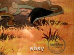 Scheming Scar & Simba Limited Ed. Disney Sericel, Lion King, New Mint Coa Encadré