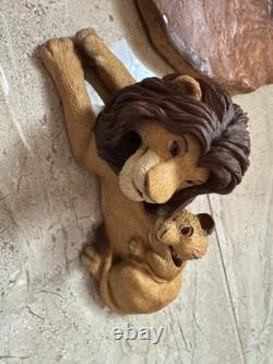 Sculpture Le Roi Lion par Sandra Brue Ensemble Complet