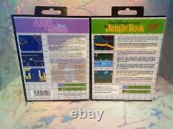 Sega Game Gear 4 jeux Disney bundle 1 Le Roi Lion, Le Livre de la Jungle, La Petite Sirène