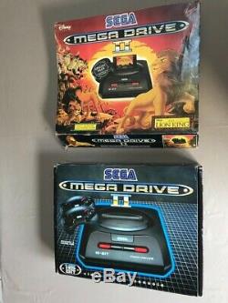 Sega Megadrive 2 Roi Lion Disney Pack Spécial Uk Et Console Boxed Boite