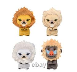 Set de 4 peluches mascottes Mufasa du film Disney Le Roi Lion SEGA 2024 Nouveau