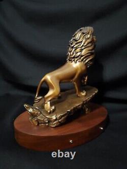 Simba Lion King 20 Ans Service Award Disney Bronze Statue Cast Membre