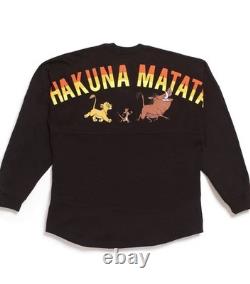 Spirit Jersey Roi Lion Hakuna Matata. Parcs Disney, neuf avec étiquette, taille M