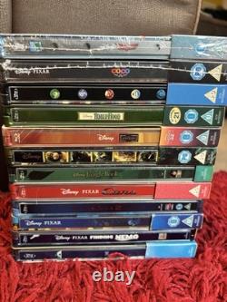 Steelbooks Blu-ray Disney, 12 films, steelbooks Pixar Blu-ray Le Roi Lion