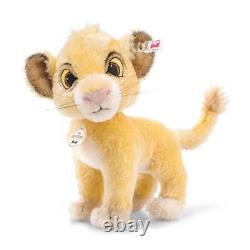 Steiff 355363 Walt Disney Le Roi Lion Simba Édition Limitée Mohair Doré