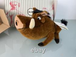 Steiff Animal 355516 Disney Sanglier Le Roi Lion Pumbaa 23Cm. Non utilisé