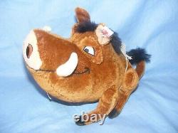 Steiff Disney Le Roi Lion Pumbaa 355516 Édition Limitée Sanglier Neuf En Stock