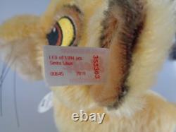 Steiff Lion Simba 355363 24cm Disney Le Roi Lion 2019 Édition Limitée (7996)